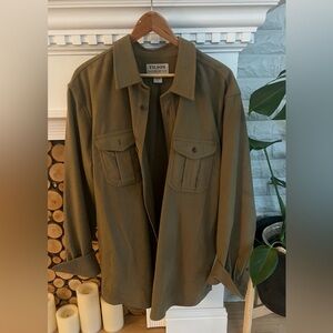 Filson moleskin Seattle button up shirt, mens XL